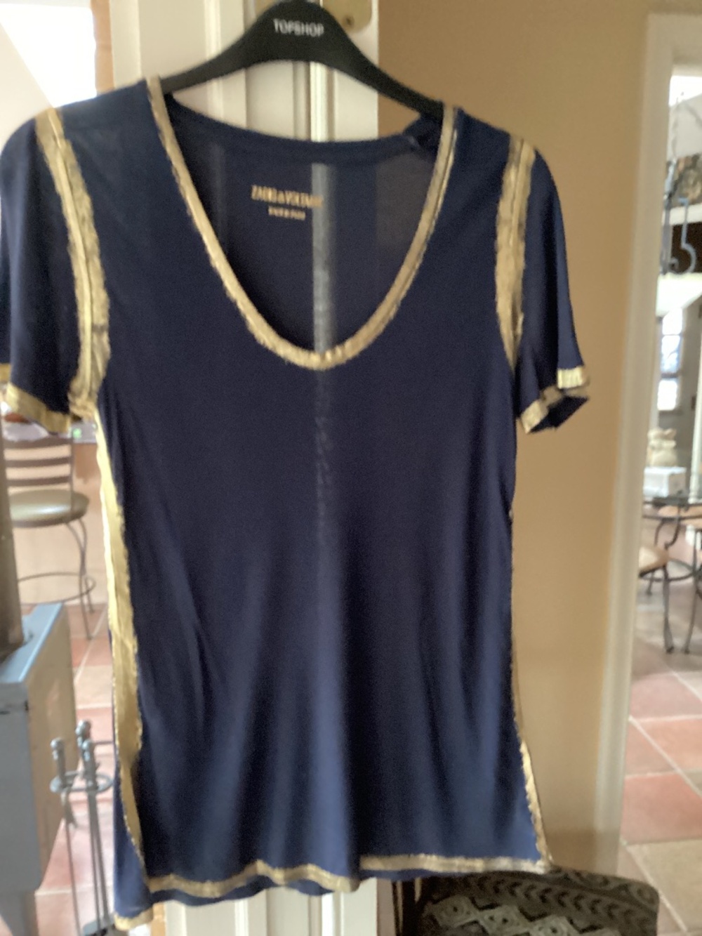 Zadig and Voltaire short sleeve shirt